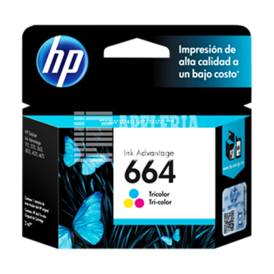 HP-F6V28A TINTA PARA IMPRESORA HP 664 TRICOLOR